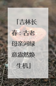 吉林长春:古老母亲河绿意盎然焕生机